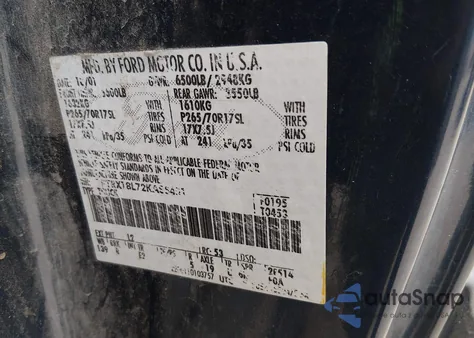 2002 Ford F-150 Lariat/Xl/Xlt z USA, uszkodzony, nr VIN 1FTRX18L72KA85451